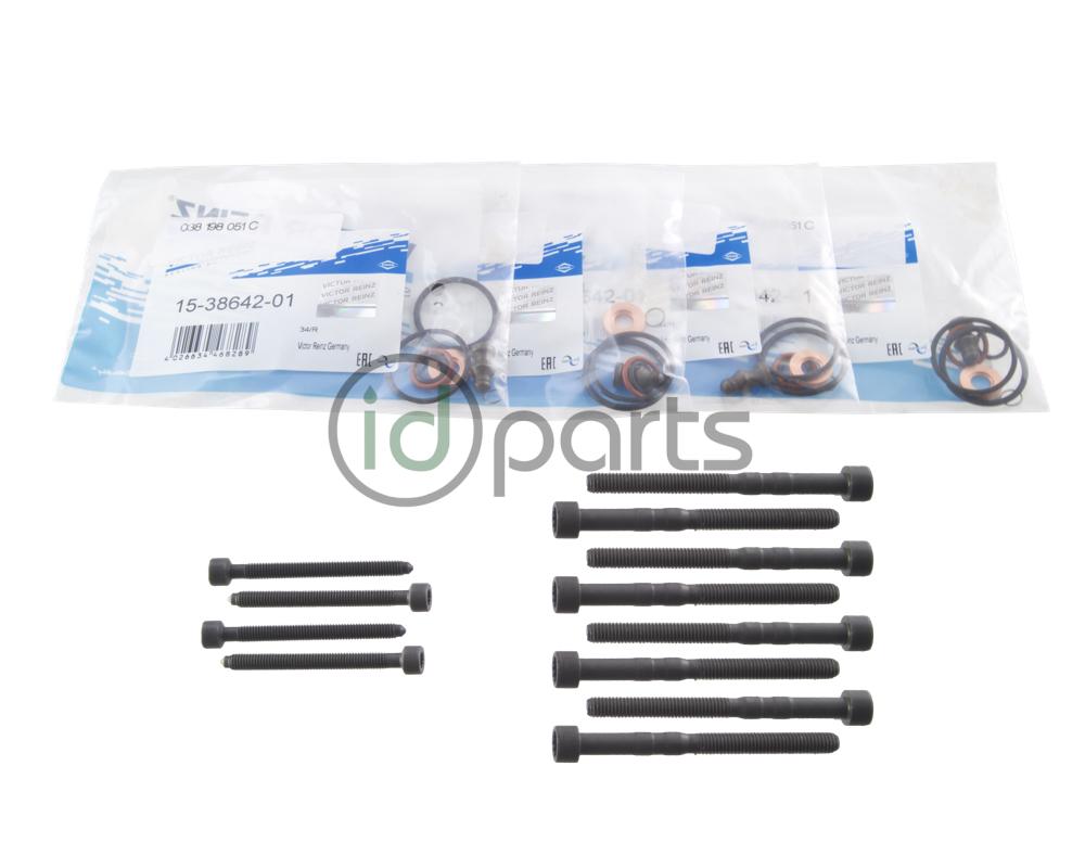 Injector Install Kit w/ Seals & Bolts - 4 injectors (BEW BRM BHW) Picture 1